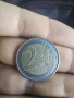 монета 2 евро 2002 Германия с буква F, снимка 3