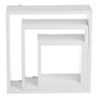 Комплект декоративни рафтове Mercado Trade, За стена, 3бр., Бял, снимка 3