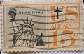 Пощенска марка, САЩ, снимка 1 - Филателия - 44567636