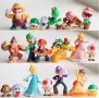 18 бр Супер Марио Super Mario приятели пластмасови фигурки PVC за игра и украса торта топер играчки, снимка 1