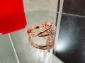 CARTIER Panthere de Cartier Rose Gold Paved Head Diamonds Пръстен, снимка 6