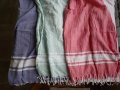 Фин памучен шал с ресни, снимка 1