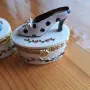 Две порцеланови кутийки за бижута-обувки, снимка 3