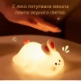 Нощна лед лампа заек Tilihome Rabbit LED Light - сладка заешка лампа, снимка 4