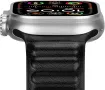 maogoam Mag-Link магнитна кожена каишка за Apple Watch Ultra 2 49 mm (2022-2024), черна, снимка 1