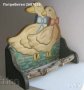 Патка патки фигура птица стари дървени, снимка 3