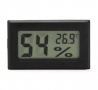 Термометър и влагомер, без сонда, за вграждане, -50°C до 70°C, 10% до 99%, 46x26mm, снимка 1 - Друга електроника - 36041280