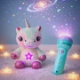 ПРОМО!!! Плюшена играчка с нощна лампа 2в1 + детски фенер, снимка 2