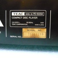 TEAC PD - 600M - мулти CD-плеър, снимка 12 - Декове - 41952666