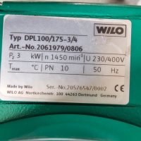 Циркулационна помпа Wilo DPL/175-3/4 - 2x3 KW, снимка 3 - Други машини и части - 41894076