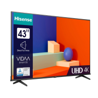 Два телевизора, 2x Hisense 43" A6K, 4K Ultra HD 3840x2160, снимка 1 - Телевизори - 44653799