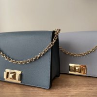 FURLA MIMI Crossbody PERVINCA Естествена кожа нова 24см., снимка 2 - Чанти - 34224570