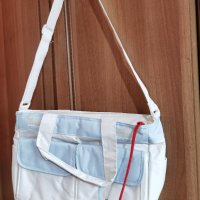 Чанта за детска количка в бяло и синьо, снимка 5 - Други - 40901964
