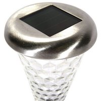 Слънчев фенер,  с акумулаторна батерия, 27 cm, снимка 3 - Лед осветление - 28412347