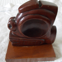 Стара дървена фигура CUBA, снимка 1 - Колекции - 44585495