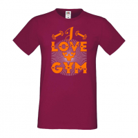 Мъжка Фитнес тениска I Love Gym 2 Gym,спорт,Щанги,Тренировки,Спортуване,, снимка 5 - Тениски - 36507357