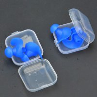 Един чифт тапи за уши Звукоизолация Водоустойчива силиконова защита за плуване Анти-шум Спална тапа , снимка 10 - Водни спортове - 41021488