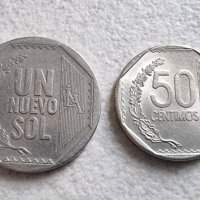 Монети .Перу. 10, 20,  50 сентимос. 1 и 5 солес. 5 бройки., снимка 3 - Нумизматика и бонистика - 42617891