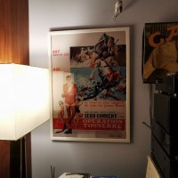 Ретро Vintage Постер James Bond - Thunderball с Шон Конъри с размер 50/70см в Рамка IKEA, снимка 3 - Екшън - 39410177