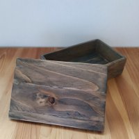 Ръчно изработена дървена кутия за съхранение от топола, снимка 2 - Декорация за дома - 41096880