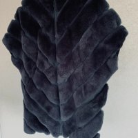 Луксозно палто-елек от чинчила, снимка 3 - Палта, манта - 36024737
