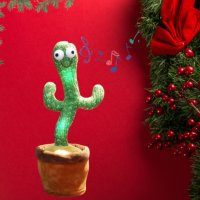 Танцуващ и пеещ кактус Cactus, говореща интерактивна играчка

, снимка 10 - Плюшени играчки - 41626177