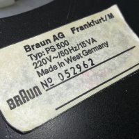 BRAUN PS 500 monster made in germany 2602222034, снимка 2 - Грамофони - 35926246