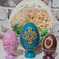 Декоративни яйчица , снимка 1 - Декорация за дома - 39254714