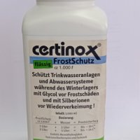 Антибактериален препарат против замръзване CERTINOX 1L за резервоара за чиста вода в кемпер/каравана, снимка 1 - Къмпинг мебели - 35716122