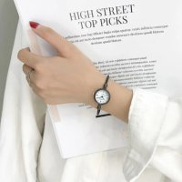 Елегантен нов дамски часовник гривна с минималистичен дизайн, снимка 2 - Дамски - 41521311
