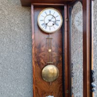 Голям стенен часовник - Carl Werner - Антика - 1900"г., снимка 8 - Антикварни и старинни предмети - 42636835