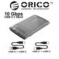 Orico Storage - Case - 2.5 inch 10Gbps Type-C кутия - 2139C3-G2-CR-EP, снимка 1 - Други - 41364315