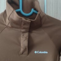 Columbia Trainng CSC Sculpt cropped long sleeve fleece in brown, снимка 4 - Спортни екипи - 44265914