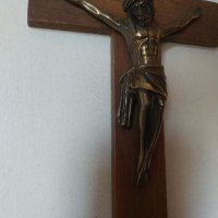 Стар кръст , Исус Христос 25х15см, снимка 6 - Други ценни предмети - 41394468