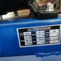 Маслен компресор за въздух ROEN МР 300, снимка 2 - Компресори - 34672714