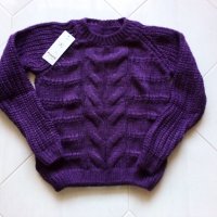 Дамски изчистен пуловер в 6 цвятя, снимка 4 - Блузи с дълъг ръкав и пуловери - 34760359