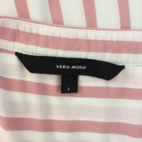 Vero Moda Дамска раирана блуза Размер: L, снимка 5 - Корсети, бюстиета, топове - 41705776