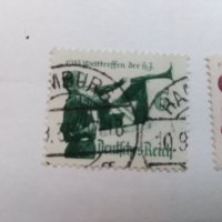 Пощенска марка - 2бр-Германия райх 1935, снимка 2 - Филателия - 40004451