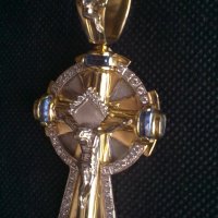 Мъжки златен кръст, снимка 5 - Колиета, медальони, синджири - 40147228