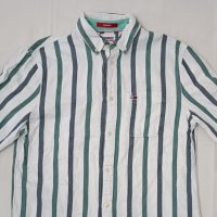 Tommy Jeans Stripe оригинална риза M дълъг ръкав риза, снимка 2 - Ризи - 44258245