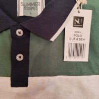 Мъжка тениска тип Polo на марката SRAIGHT UP , размер L, Нова! с етикет , снимка 7 - Тениски - 42526023