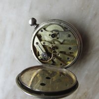 сребърен джобен часовник , снимка 3 - Антикварни и старинни предмети - 40821194