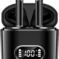 Нови Безжични Bluetooth 5.3 слушалки LED дисплей Подарък, снимка 1 - Bluetooth слушалки - 41814516