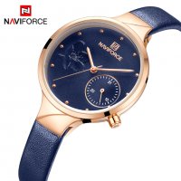 Дамски часовник NAVIFORCE Feminino Blue/Gold 5001L RGBEBE. , снимка 2 - Дамски - 34751188