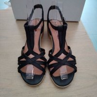НАМАЛЕНИЕ-Дамски сандали естествена кожа м. 760 черни, снимка 1 - Сандали - 41061904
