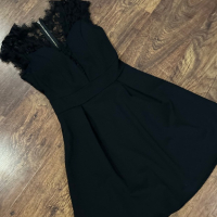 Къса черна рокля , снимка 6 - Рокли - 44585789