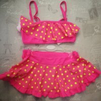 Детски бански костюми, розов цвят , три части с поличка, снимка 4 - Детско бельо и бански  - 41537431