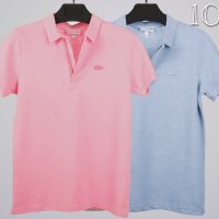 Lacoste мъжка тениска с яка шест цвята , снимка 1 - Тениски - 40371630