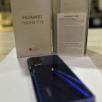 Продавам Huawei nova Y70, 128GB, 4GB RAM, 4G, Crystal Blue, снимка 1 - Huawei - 41353986