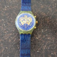 Ръчен часовник Swatch SWISS Chronograph"Sarajevo Olympics 94", снимка 3 - Мъжки - 44242721